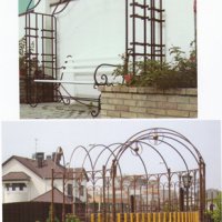 Кованые перголы арки