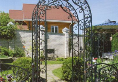 Кованые перголы, арки